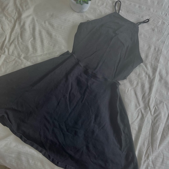 Garage Black Fit & Flare Dress with Cutouts - Picture 4 of 7